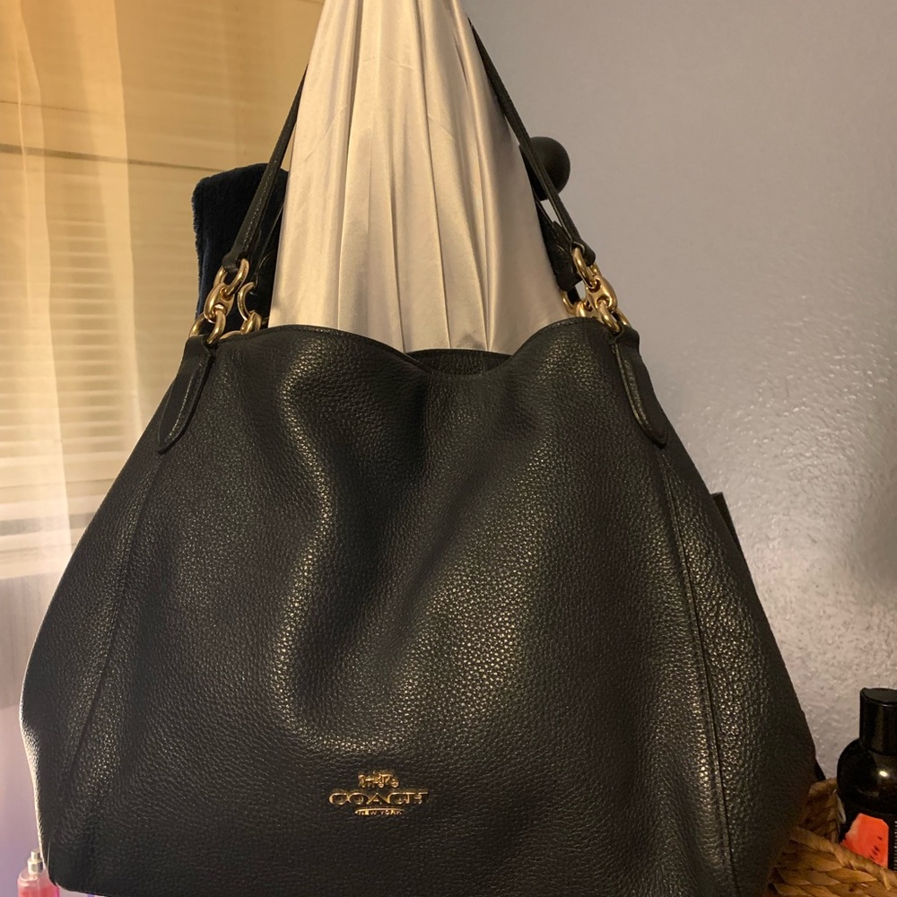 Midnight blue coach purse